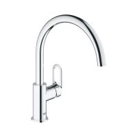 Monocontrol Grohe Bauflow De Cocina Caño Alto