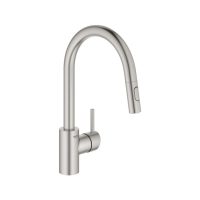 Monocontrol Grohe Concetto De Cocina Caño Alto Supersteel