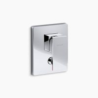 Monocontrol Kohler Strayt Tina/Ducha Desviador Crom (Requiere Válvula K-882M-CP)